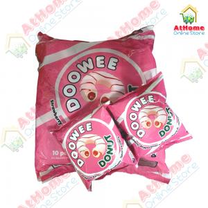 Doowee, Donut, Strawberry-Dipped Donut w/ Strawberry Flavored Filling, 10x42g