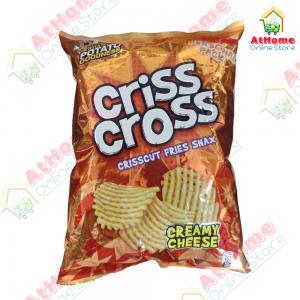 Criss Cross, Crisscut Fries Snax, Creamy Cheese, 65g