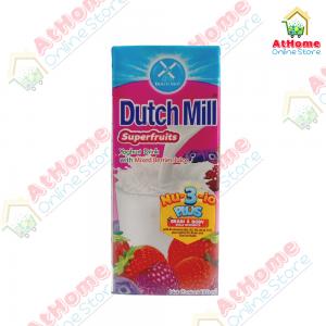 Dutch Mill, Yoghurt Drink, Superfruits w/ Mixed Berries Juice, 180ml