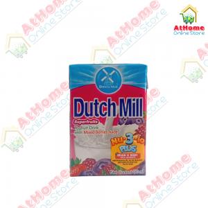 Dutch Mill, Yoghurt Drink, Superfruits, Mixed Berries, 90ml