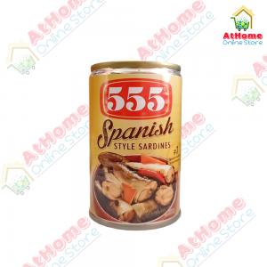 555, Spanish Style Sardines, 155g