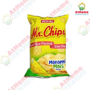 JnJ, Mr. Chips, Sweet Corn Flavored Corn Chips, 110g