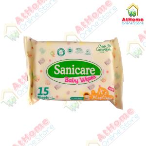 Sanicare, Baby Wipes, Crisp Cucumber Scent, 15s
